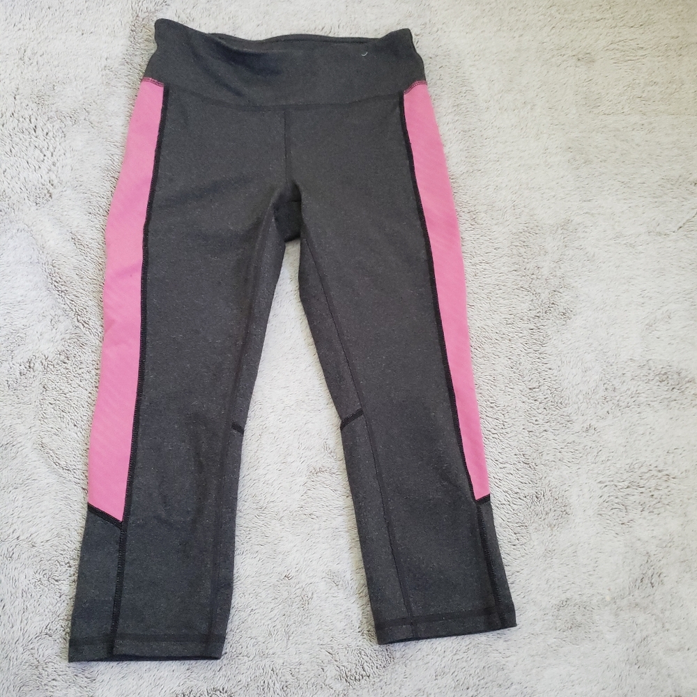 Pink and grey leggings